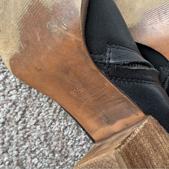 Madewell Billie Boot Black Leather 8.5 - Picture 6 of 8